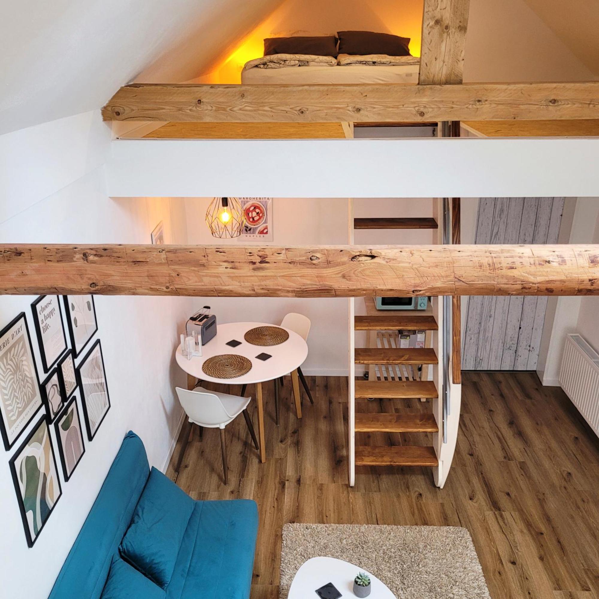 Ostenfeld  Modernes 1-Zimmer-Apartment Mit Galerie-Schlafkoje Im Skandinavischen Stil מראה חיצוני תמונה
